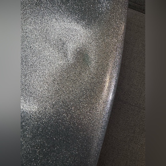 Melissa Fullness Silver Glass Glitter Rain Boots New Size 7 - Picture 4 of 6